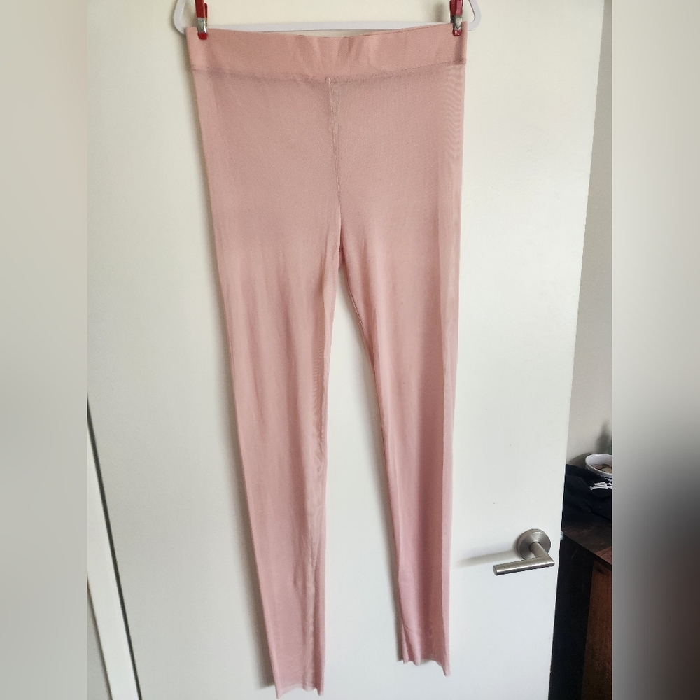 Free People Intimately Pink Mesh Pants